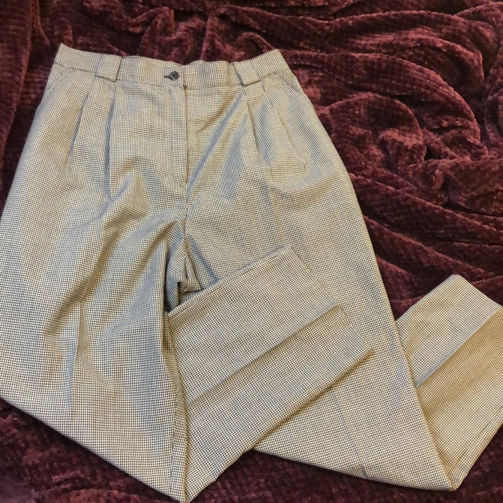 Plaid Petite Pants